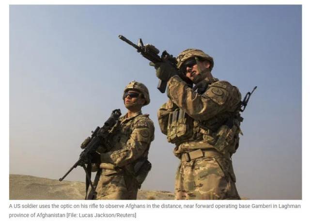 此前在阿富汗的美军 图源：路透社