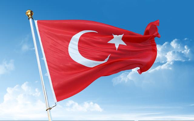 土耳其国旗。图源：视觉中国