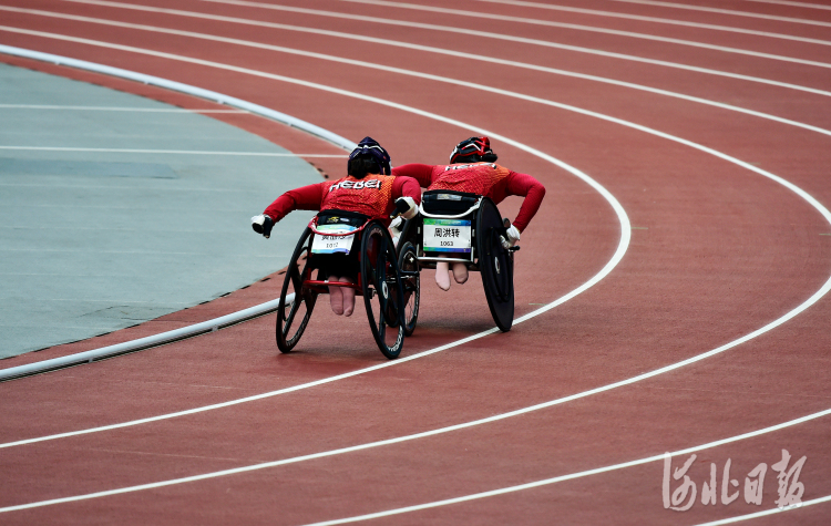 聚焦全国残运会河北选手包揽轮椅竞速项目金银
