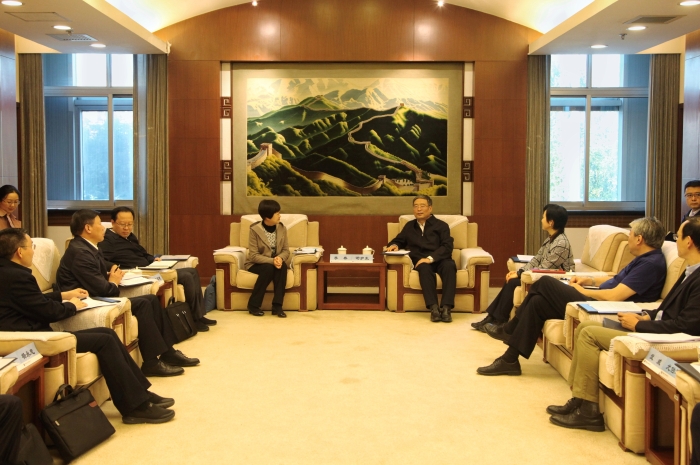 董事长,党委书记,总经理苟护生接待三明市政府李春市长一行