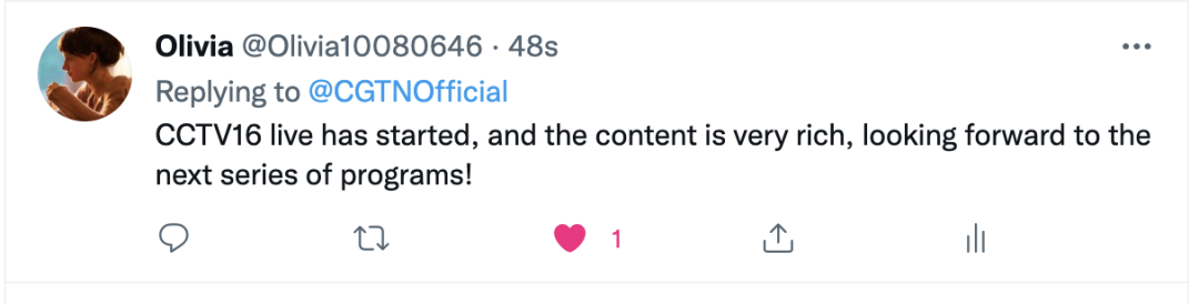 △CCTV-16终于开播了，内容真的很丰富，期待接下来的系列节目！