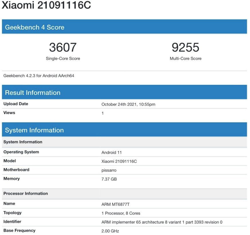 IT之家|Redmi Note 11 Pro现身跑分网站：搭载天玑920芯片，预装安卓11