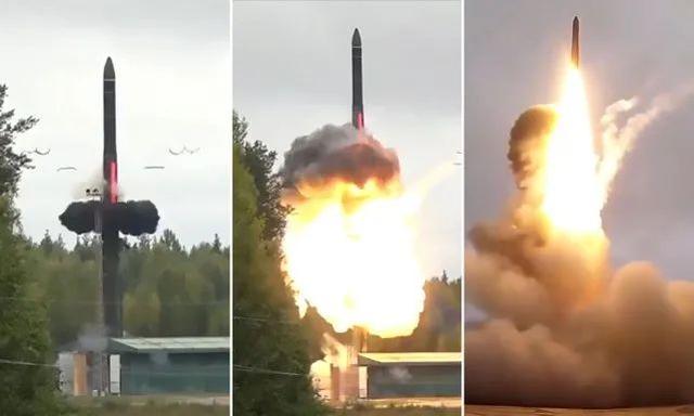 俄罗斯弹道导弹试射资料图