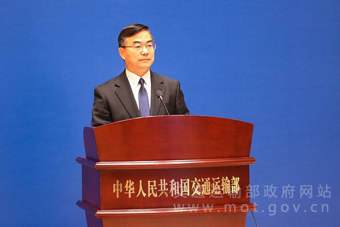 交通运输部新闻发言人刘鹏飞.图片来源:交通运输部