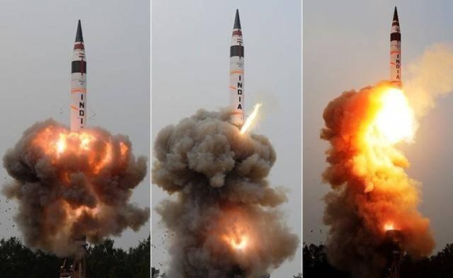 印试射“可覆盖中国全境洲际导弹”，与巴基斯坦无关，针对中国