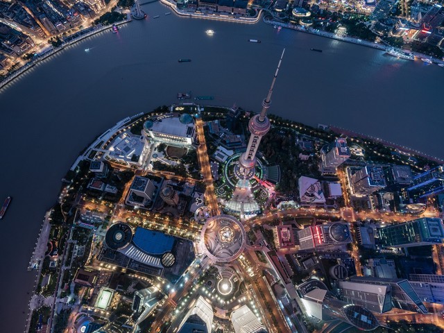 高光魔都 富士GFX50s II中画幅相机上海航拍