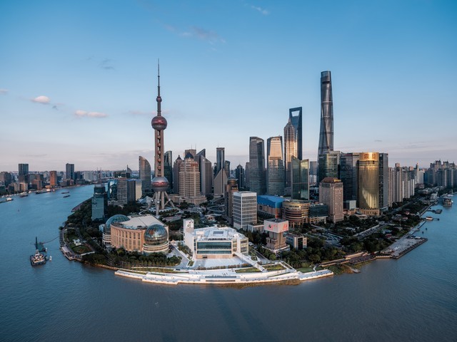 高光魔都 富士GFX50s II中画幅相机上海航拍