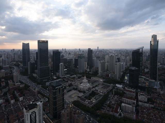 高光魔都 富士GFX50s II中画幅相机上海航拍