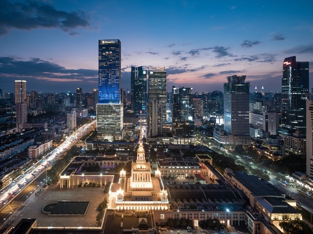 高光魔都 富士GFX50s II中画幅相机上海航拍