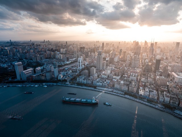 高光魔都 富士GFX50s II中画幅相机上海航拍