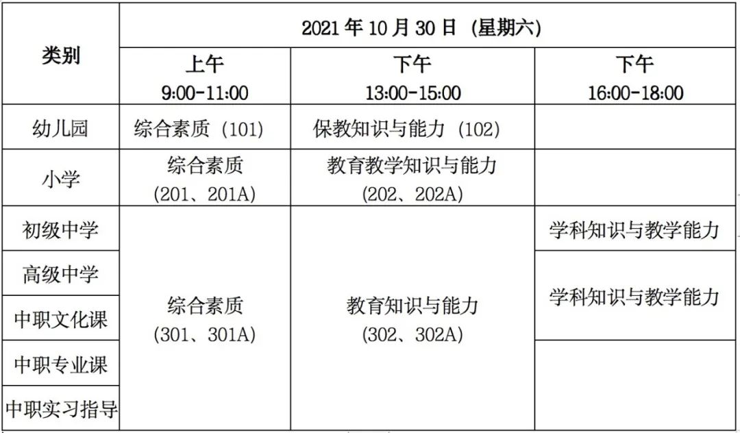 考前提醒丨2021年下半年中小学教师资格考试笔试明天开考考前再次提醒