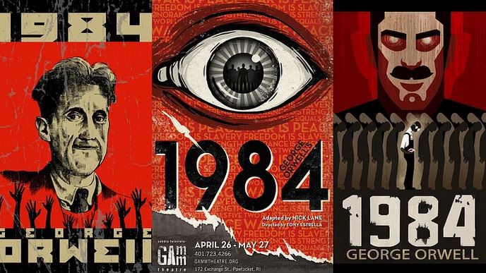 《1984》各个版本的封面