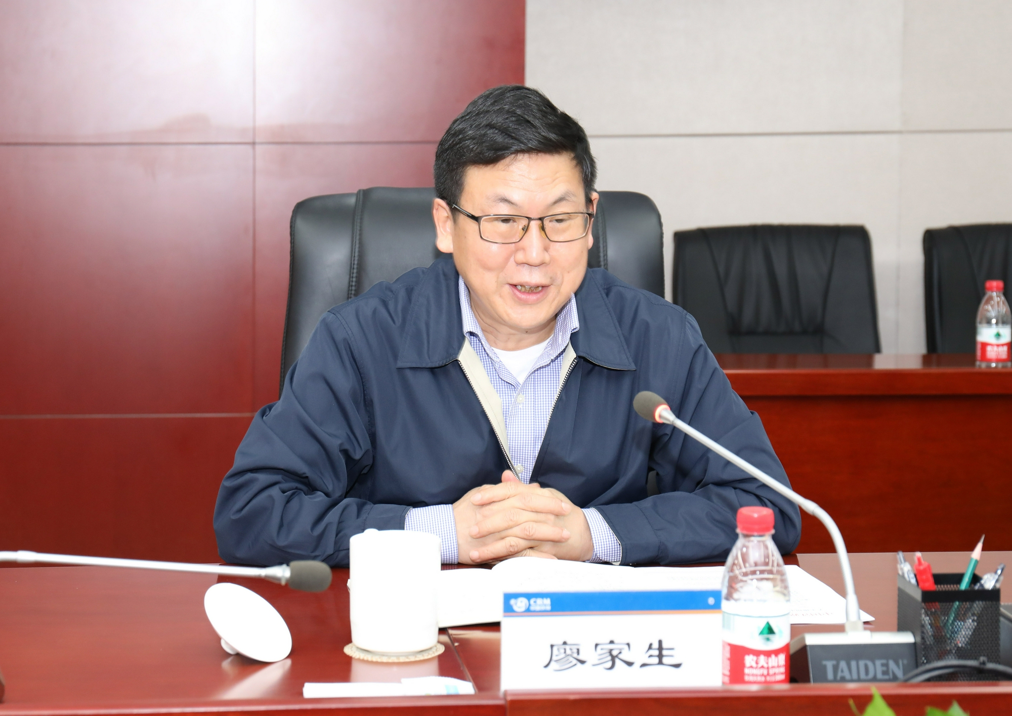 廖家生会见德州市委书记田卫东一行