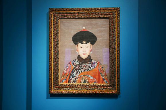 纯惠皇贵妃油画像 图/保利艺术博物馆