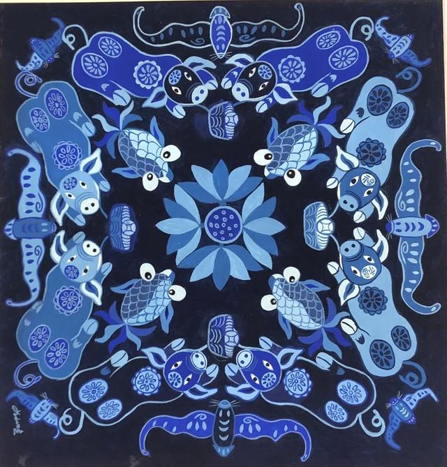 21幅金山农民画入展这个民间艺术成果展你千万别错过