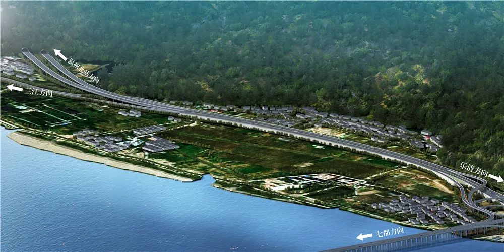 104国道乐清至温州公路永嘉三江至黄田段改建工程项目效果图