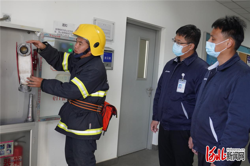 河北沧州经济开发区消防演练进企业