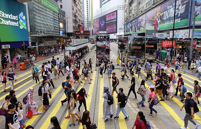 香港。图片来源：视觉中国