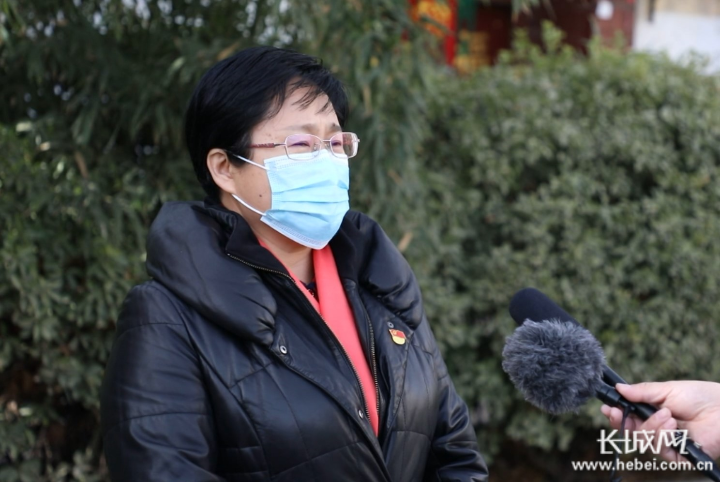 邢台市南和区区委书记李胜敏接受长城新媒体记者采访.