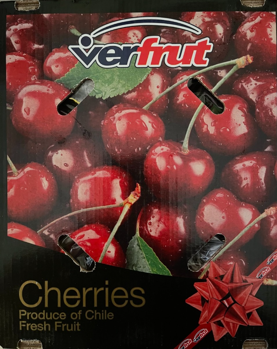 智利车厘子 图片来源：每经编辑程鹏 摄