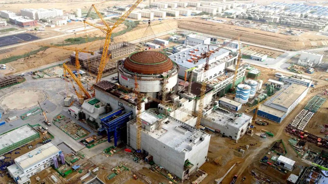 "华龙一号"海外首堆工程——巴基斯坦卡拉奇核电k-2机组(图源:中国