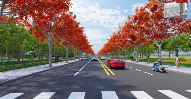 景观大道效果图