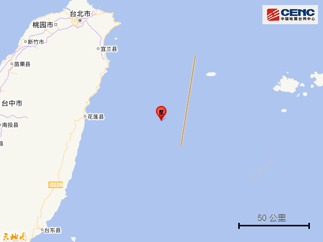 台湾花莲县海域发生4 2级地震 地震 台湾省 花莲县 新浪新闻