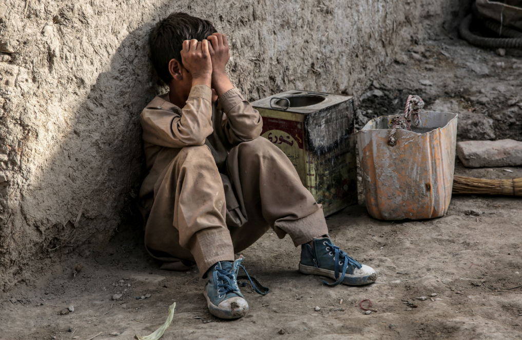 阿富汗难民儿童