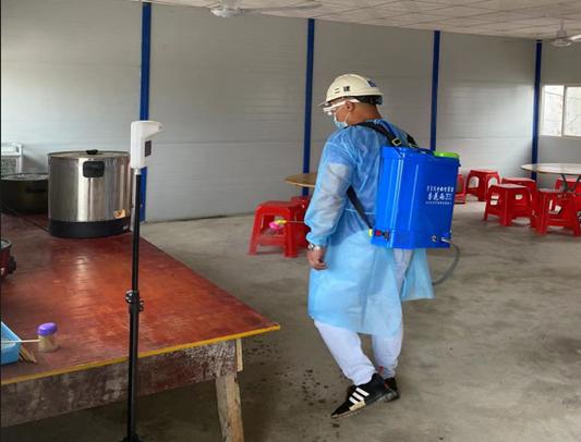 落实落细疫情防控措施 筑牢工地安全防线