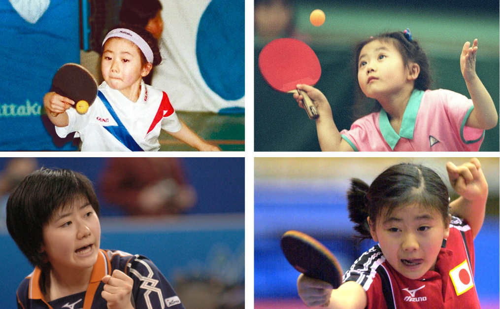 福原爱秀儿时同母亲打球视频配三语字幕中日网友齐点赞