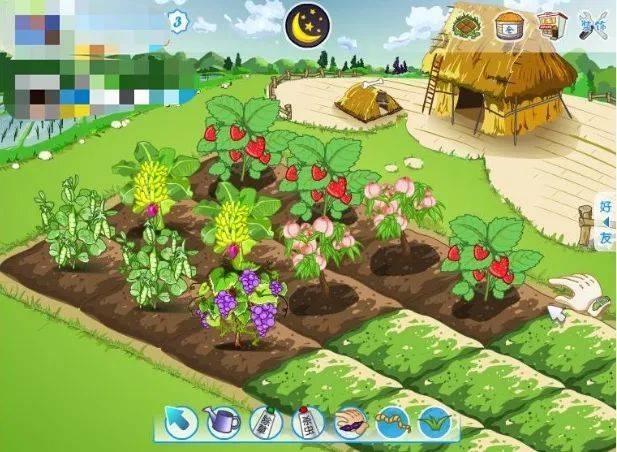 被孩子们聊出了现实版"qq农场"的节奏一块小小的菜地."我也要去摘菜.