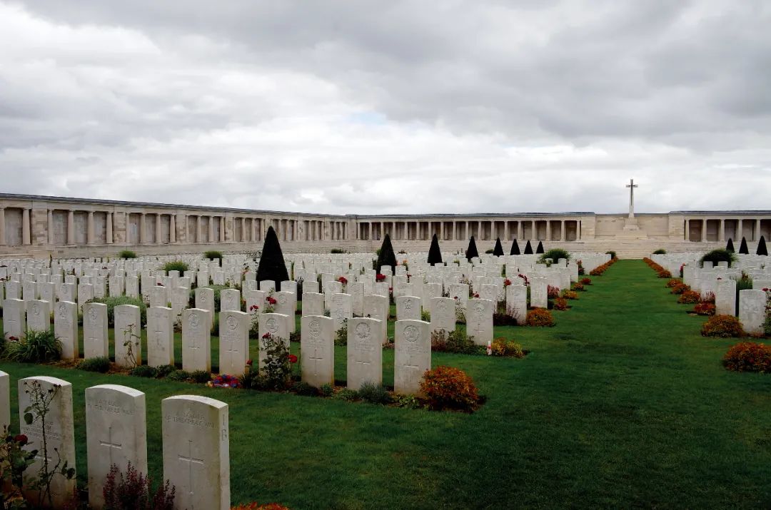 “一战”英军士兵公墓。