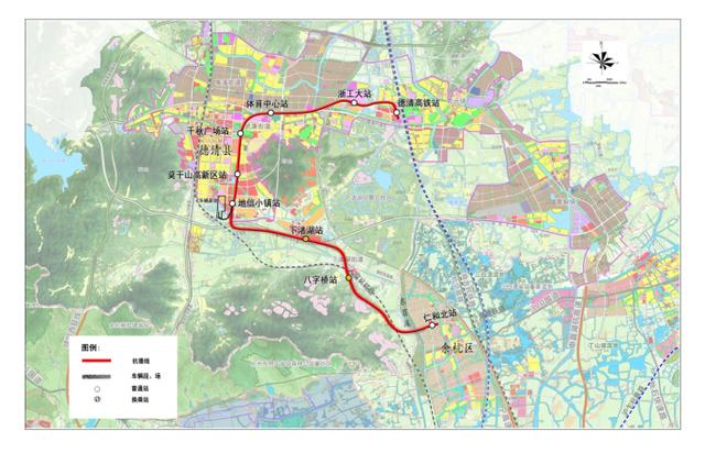 据悉,杭德市域铁路总投资约141亿元,报批起点为杭州余杭仁和北站,终点