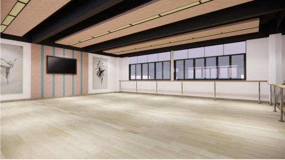 舞蹈教室效果图