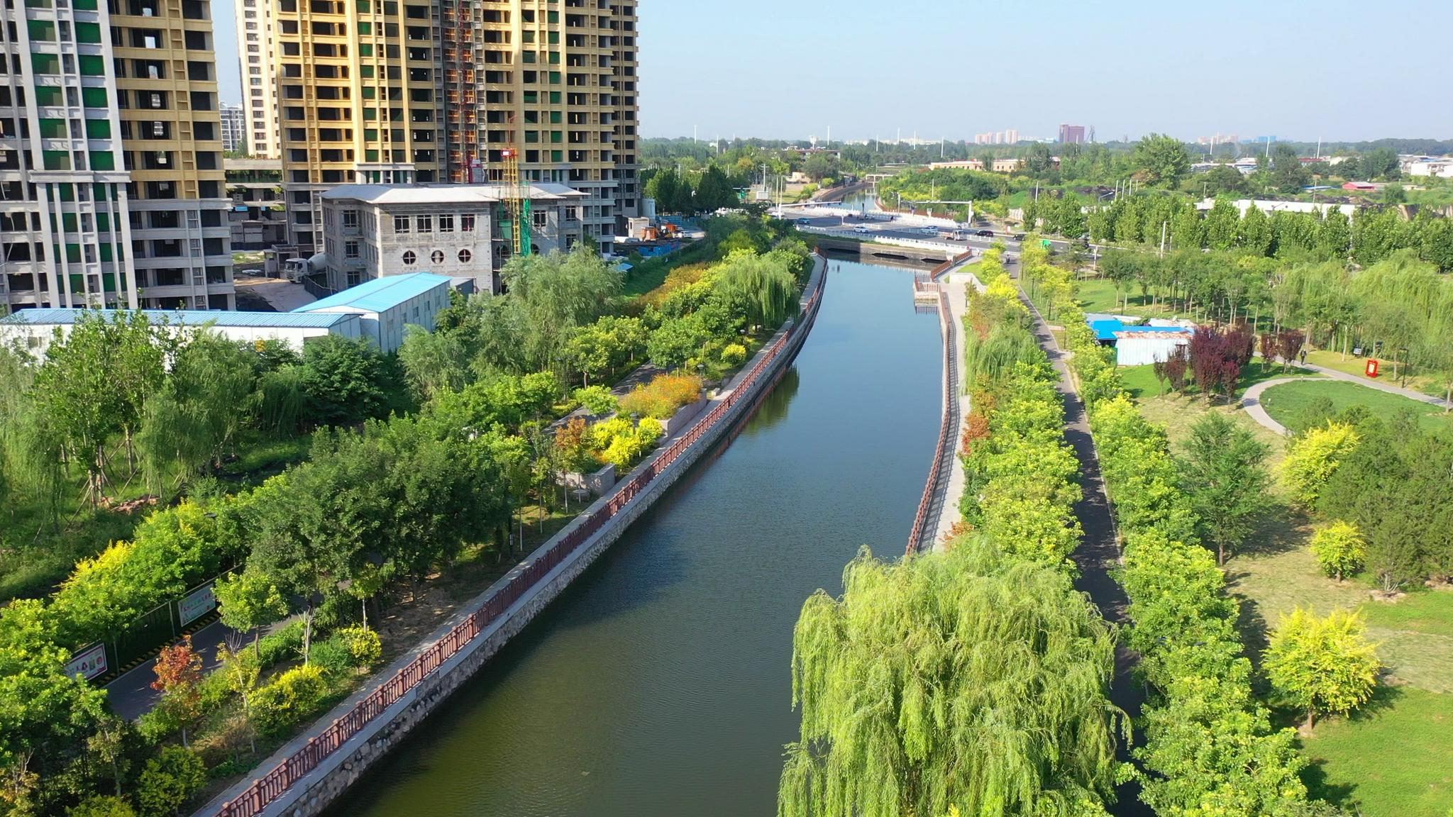 我为群众办实事丨大力引水补水建设生态河道