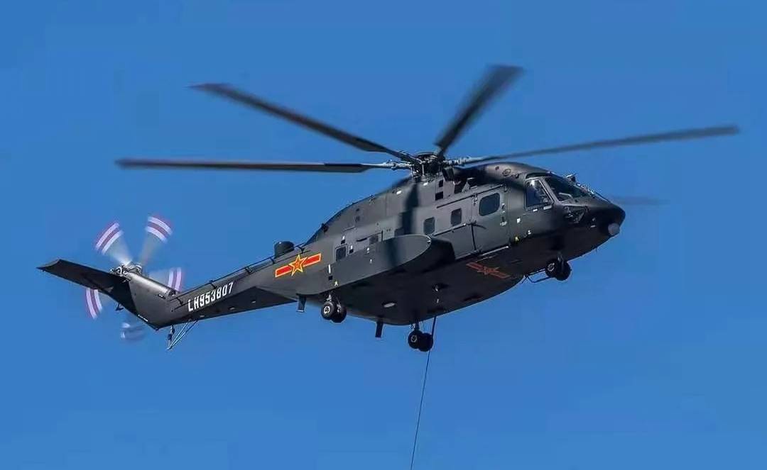 直8l直20大机群罕见同时亮相运载空突步兵攻城掠地场面震撼