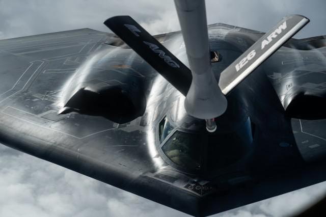 美军B-2远程轰炸机。图源：美国空军