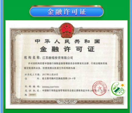 "赫煌到家"app中企业资质十分齐全,包括营业执照,电力业务许可证,金融