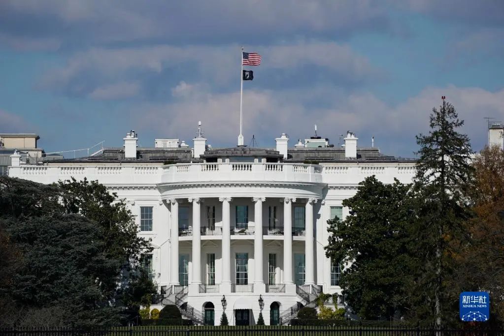11月23日，美国首都华盛顿白宫。图片来源：新华社