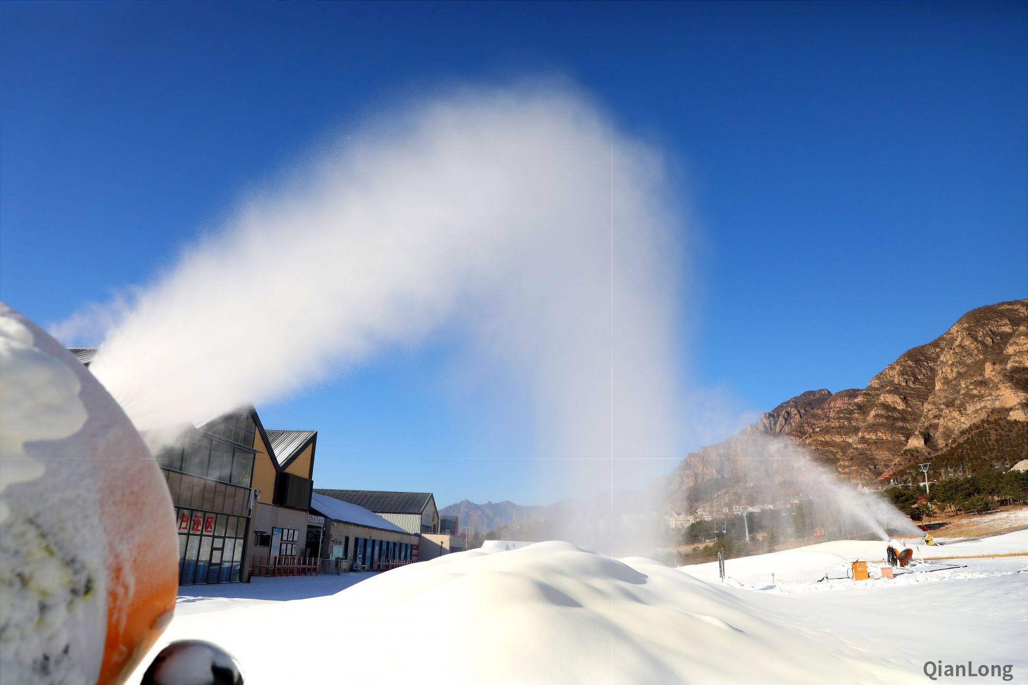 镜记冬奥延庆万科石京龙滑雪场普降大雪11月27日正式开板多图