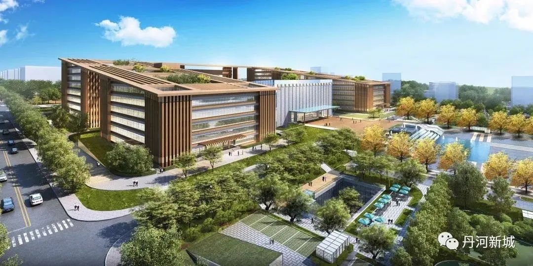 丹河新城商务中心a区2号楼主体结构顺利封顶