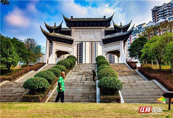 衡阳陆家新屋公园美景.(供图:@心在曹营)
