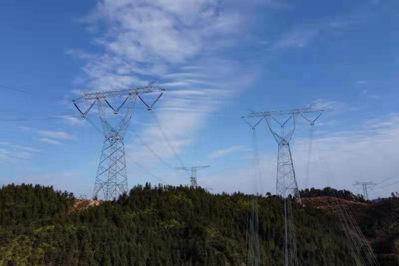 南昌长沙1000千伏特高压工程5标全线贯通