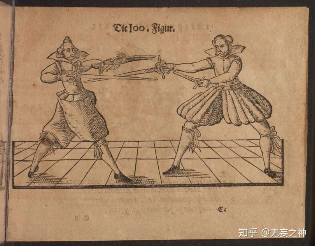 古代德国有一名叫米夏尔·亨特的剑士,他编撰了一本剑技教学书叫做