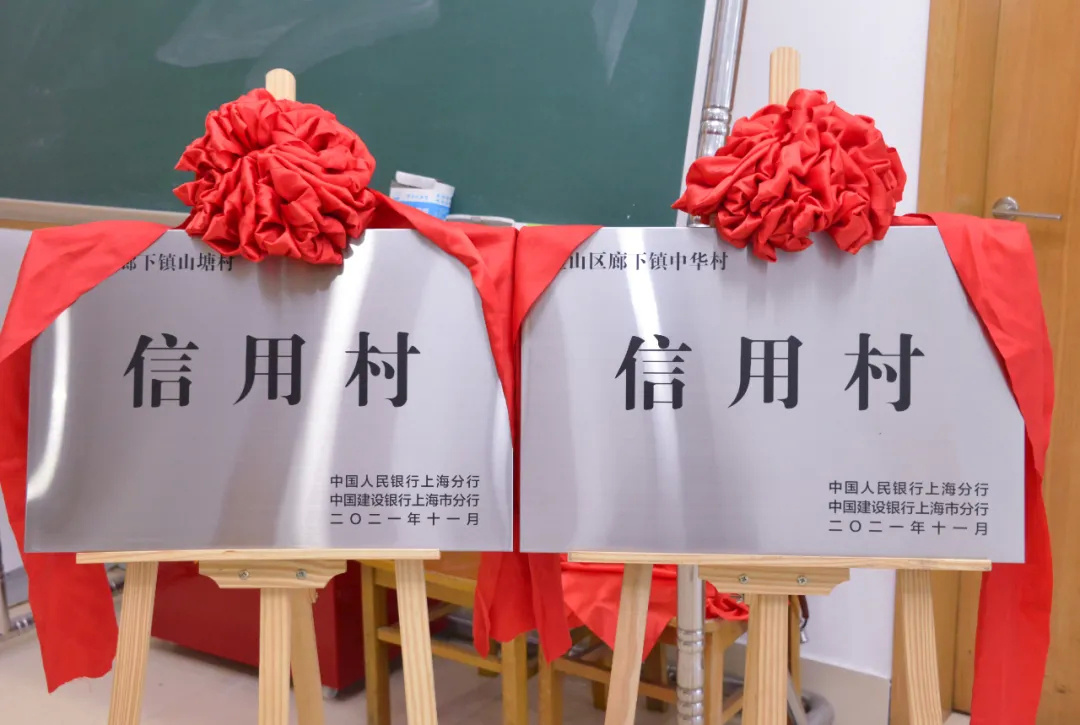 金山这两个村获评信用村村民将享受这些福利