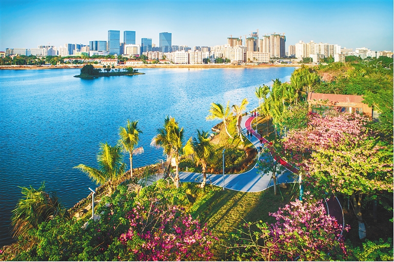 过去五年海口市琼山区坚持内外兼修以德润城持续推进城乡建设