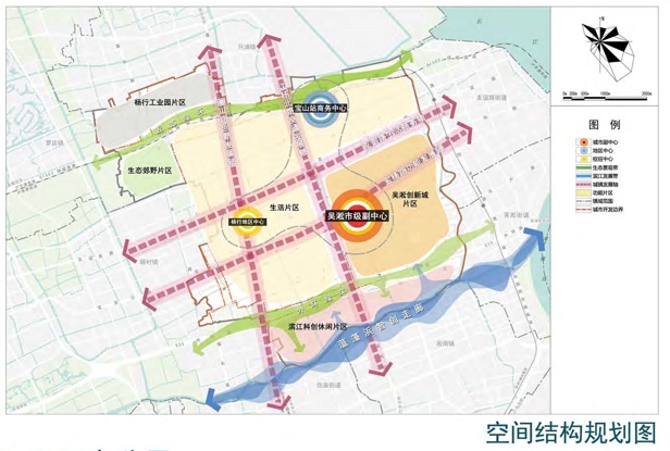 宝山区杨行镇国土空间总体规划(2021-2035)草案正在公示
