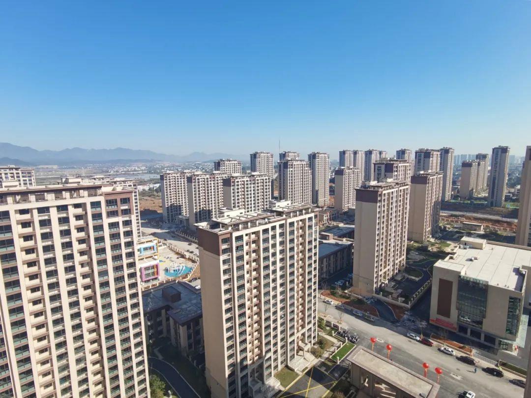 实景一起来看高铁新城姜家山片区安置小区