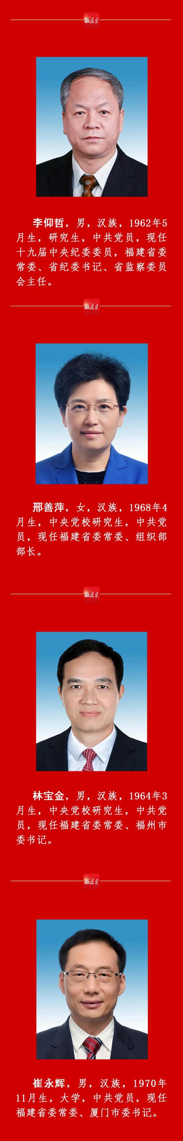 尹力当选福建省委书记赵龙罗东川为副书记