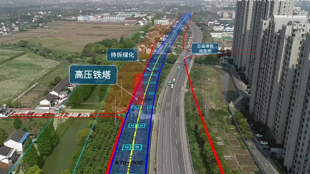 交通奉贤区首条高架桥大叶公路城区段高架桥正式开启预制拼装施工